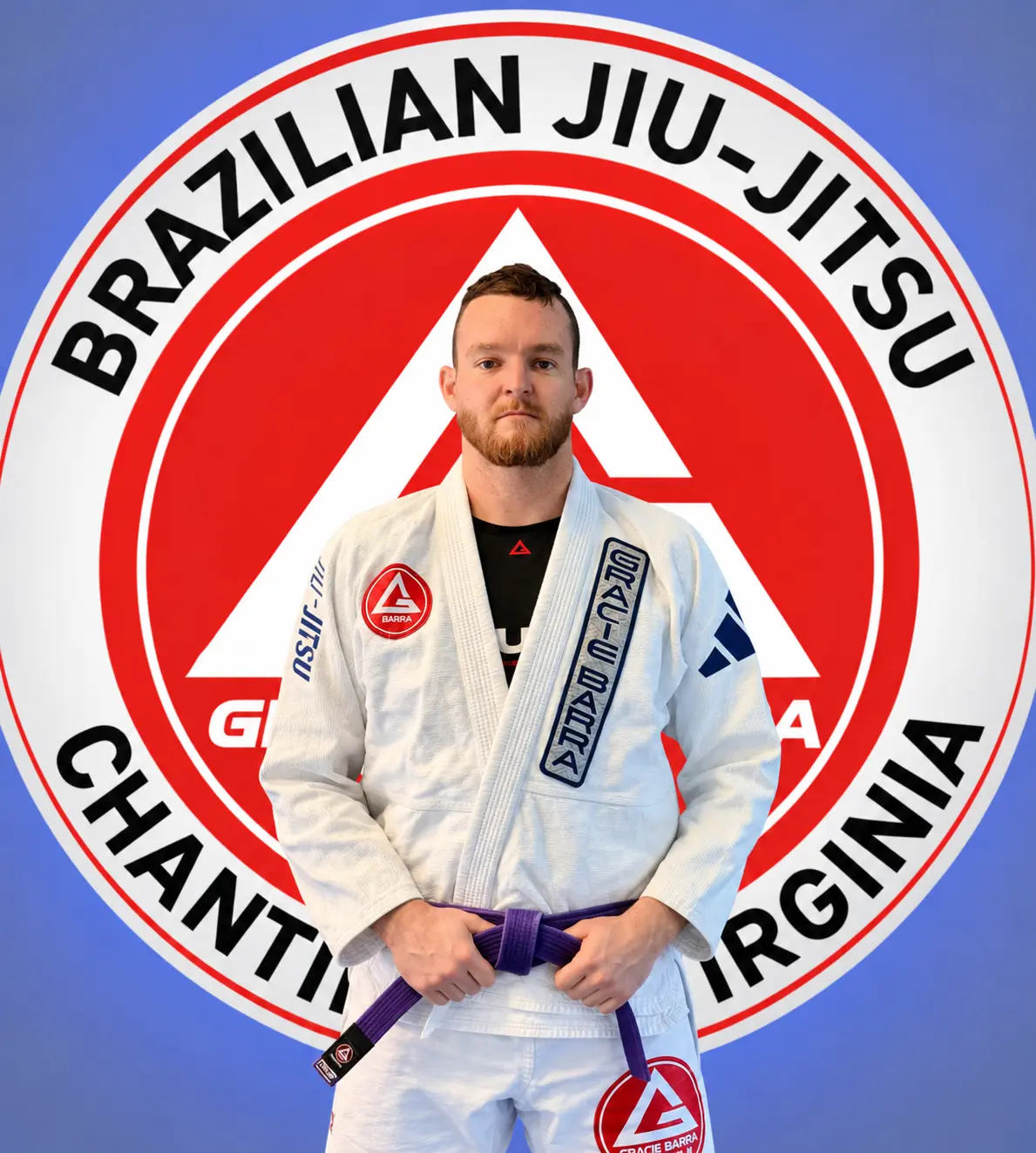 Coach Jake Williams at Gracie Barra Chantilly