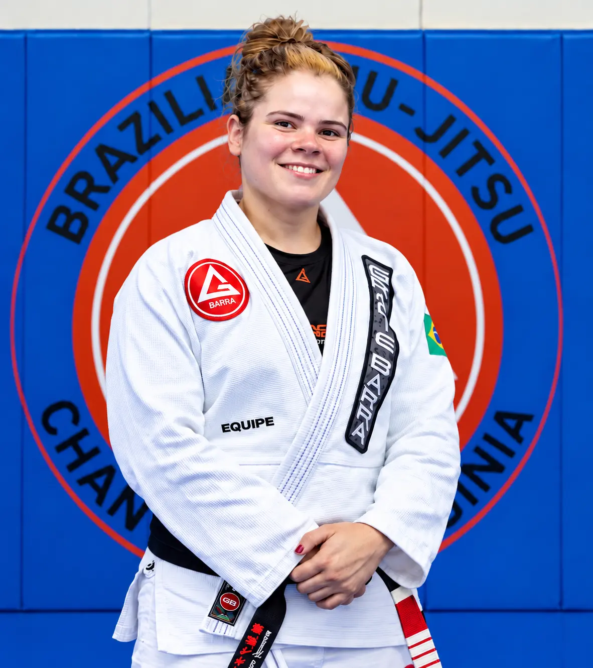 Professor Glaucia Braga at Gracie Barra Chantilly